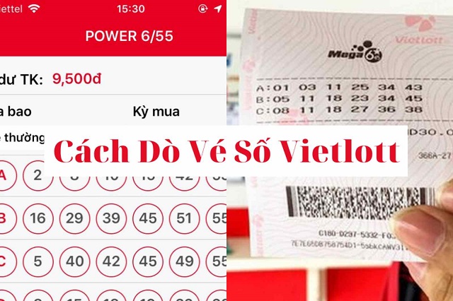 Hướng dẫn cách dò vé số vietlott chính xác