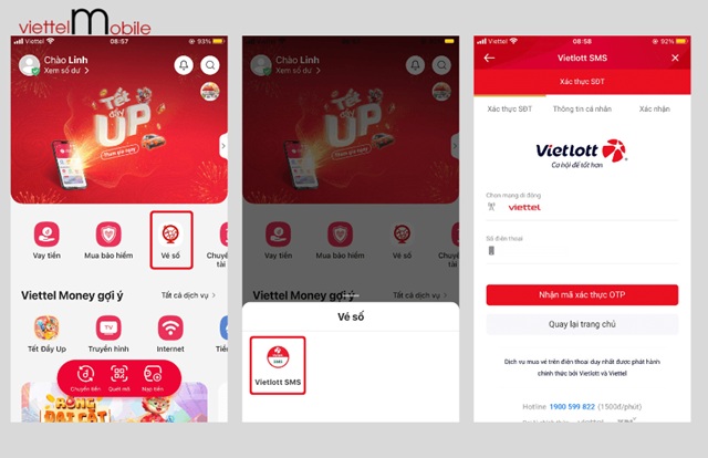 Hướng dẫn cách mua Vietlott trên My Viettel